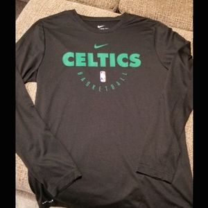Nike Dri Fit Celtics Basketball Long Sleeve